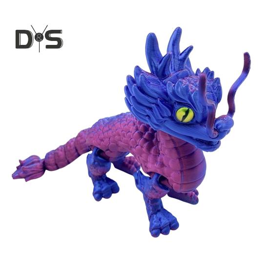 3D-печатная фигурка дракона, реквизит для фотосъемки, реалистичная, яркая, цветная, мини-статуя дракона, игрушка-фиджет для взрослых и детей