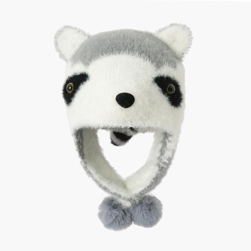 Женская зимняя плюшевая шапка-ушанка, двухслойная, утолщенная, теплая, с защитой ушей, Северо-восточная, морозостойкая, милая, универсальная шапка-щенок