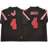 Mens Retro Embroidered Rugby Jersey College Edition Team Uniform Training Shirt Cotton Blend
