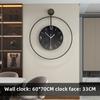 Creative Modern Art Wall Clock for Living Room and Porch