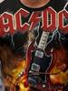 Мужская футболка с принтом AC/DC 3D, 100% полиэстер, круглый вырез, повседневная трикотажная ткань, летний модный топ с принтом