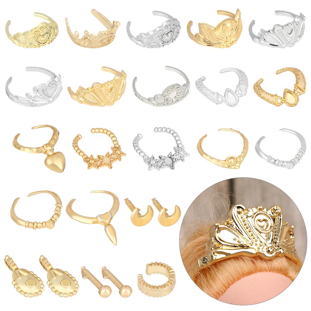 Кукла для маленьких девочек, подарок, игрушки, ожерелья, короны, браслет, ювелирные изделия, одежда, аксессуары, серьги для вечеринки