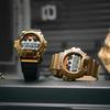 Casio Мужские кварцевые часы G-SHOCK с resin-корпусом, водозащитой 200 м, ударопрочностью, будильником DW-6900GDA-9