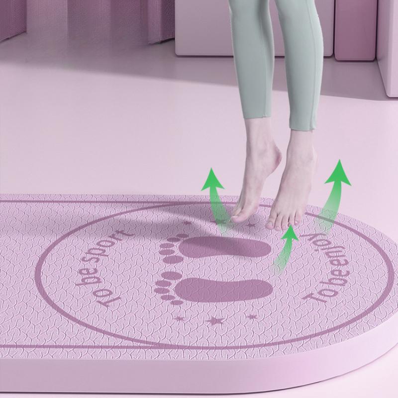 Jumping Rope Shock-absorbing Yoga Mat Fitness Aerobics Soundproof Shockproof Anti Slip Soundproof Thickened Mat Sports Exercise Dance Practice Mat