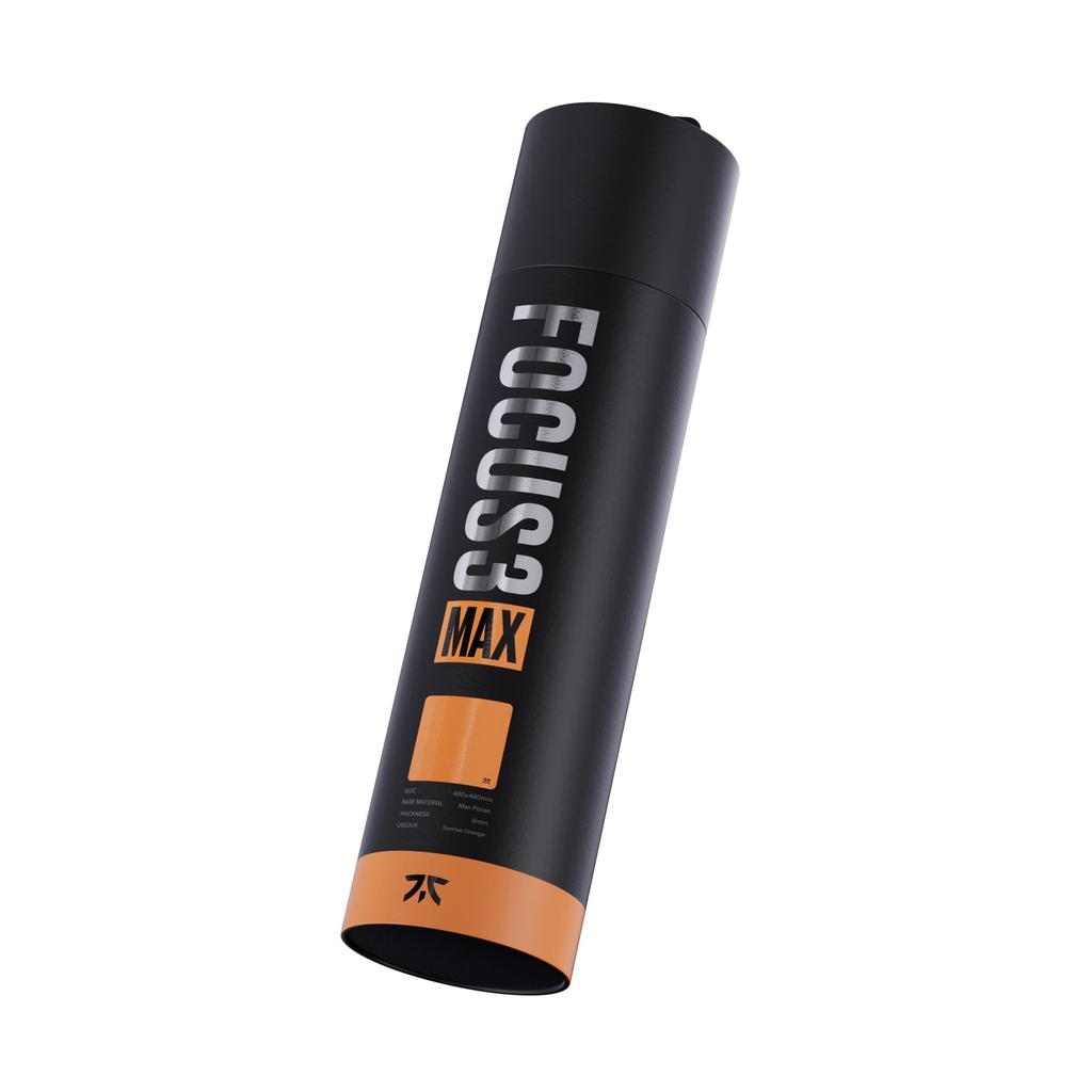 Игровой коврик для мыши FnaticGear FOCUS3 MAX XL, толщиной 6 мм, из пены PORON с гладкой поверхностью, 480x480 мм, размер XL, MP0008-002, MS0714