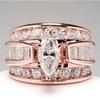 Infinity Love Ring Silver Color Shining Cubic Zircon Bowknot Letter 8 Eternity Promise Jewelry for Woman Girlfriend