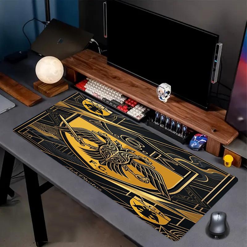 AEK Athens FC Print Mouse Pad, Anti‑Slip Desktop keyboard Mat, for PC Laptop Gaming Working Daily Use, Cool Festival Surprise Gift