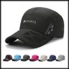 Mesh Cap SPORTS Logo Hat Sports Running Lightweight Quick Drying CA510 [White Fang] Men's Women's (Navy)