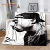 Плед с изображением рэперов Эминема и Тупака 2Pac, Хип-хоп Музыка, Бог Рэпа, Мягкий Плед для Дома, Спальни, Кровати, Дивана, Пикника, Путешествий, Подарок