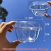 Crystal-Clear Hardened Disposable Soup Bowl