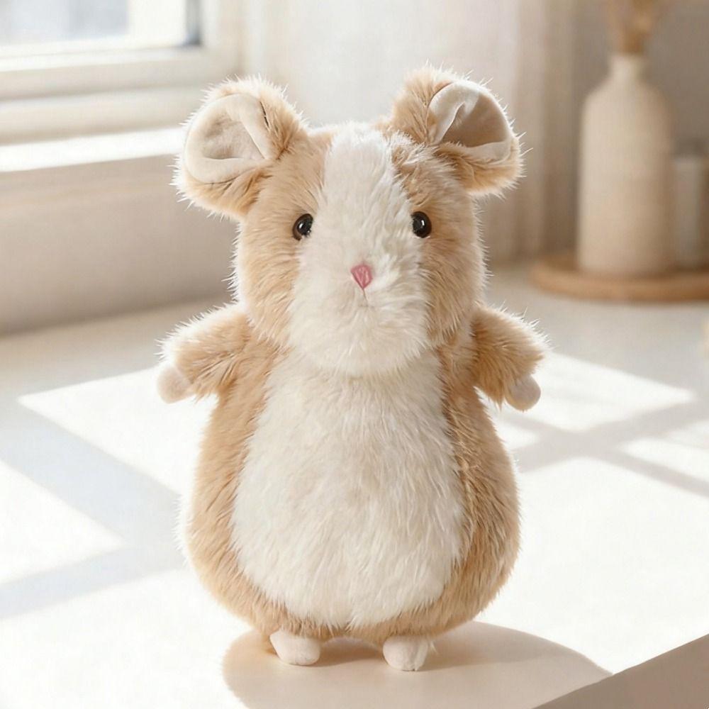 Mini Grey White Brown Stuffed Pet Rat Plushie Cartoon Animal Mouse Plush Pendant Girls Boys Toy