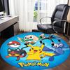 1 шт. Круглый ковер Pokemon для офиса, под офисные стулья, спальни, гостиной, домашний декор a1016278