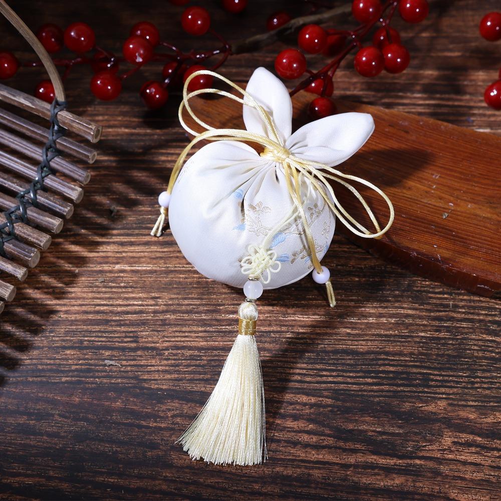 Brocade Chinese Style Blessing Pouch Handmade Hanging Embroidery Sachet Pendant Home Decor