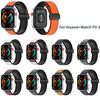Кожаный ремешок с магнитной складной пряжкой для Huawei Watch Fit 3, ремешок для спортивного браслета HUAWEI Fit3, ремешок для часов