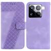 For Xiaomi 15 Pro Stand Case 7-Shaped Pattern Imprint Leather Phone Cover