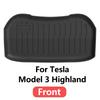 Xiaomi Для Tesla Model YL/Y Juniper Model 3 Highland Передний Задний Коврик в Багажник TPE Противоскользящая Подстилка в Багажник Защитная Накладка Автоаксессуары