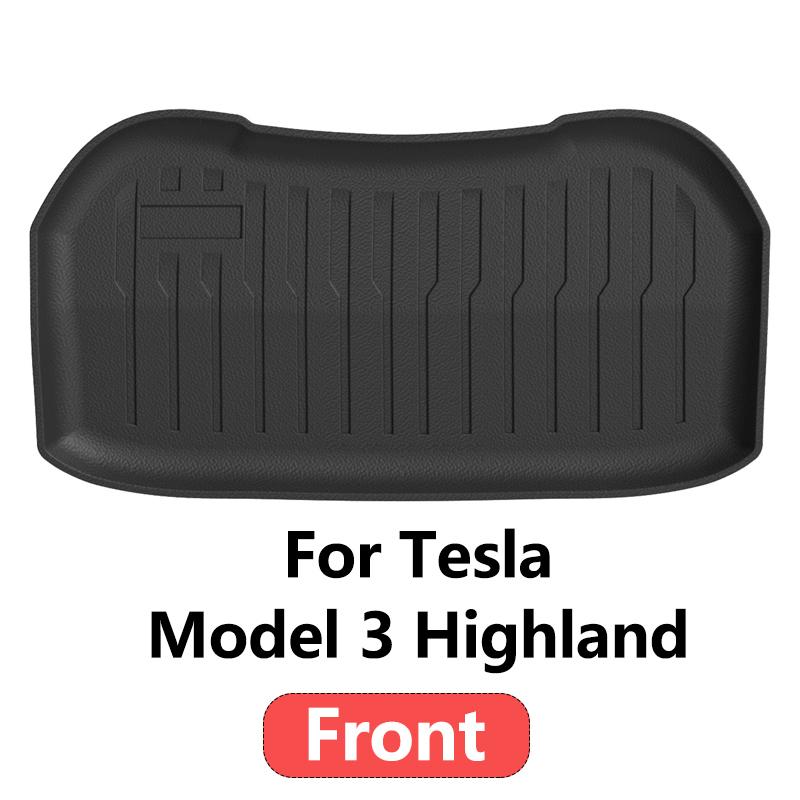 Xiaomi Для Tesla Model YL/Y Juniper Model 3 Highland Передний Задний Коврик в Багажник TPE Противоскользящая Подстилка в Багажник Защитная Накладка Автоаксессуары