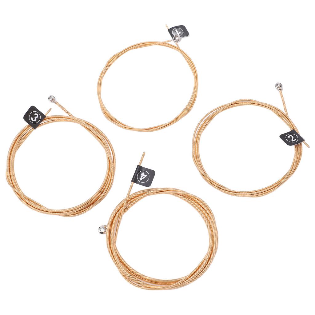 4 шт. Металлическая струна для бас-гитары G D A E 4 ноты Набор аксессуаров для инструмента Комплект для замены