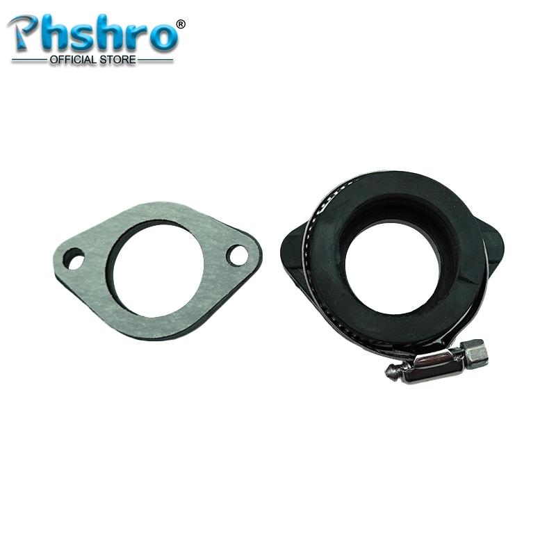 Резиновый переходник-коллектор для карбюратора Phshro Pit Bike, фланцевая прокладка для VM24 PE24 26 28 OKO