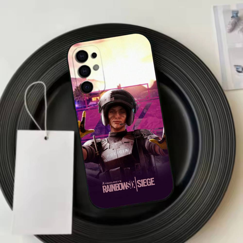 Shooting R-Rainbow S-Six S-Siege Phone Case For Samsung S25,S24,S21,S22,S23,S30,Ultra,S20,Plus,Fe,Lite,Note,10,Black Cover
