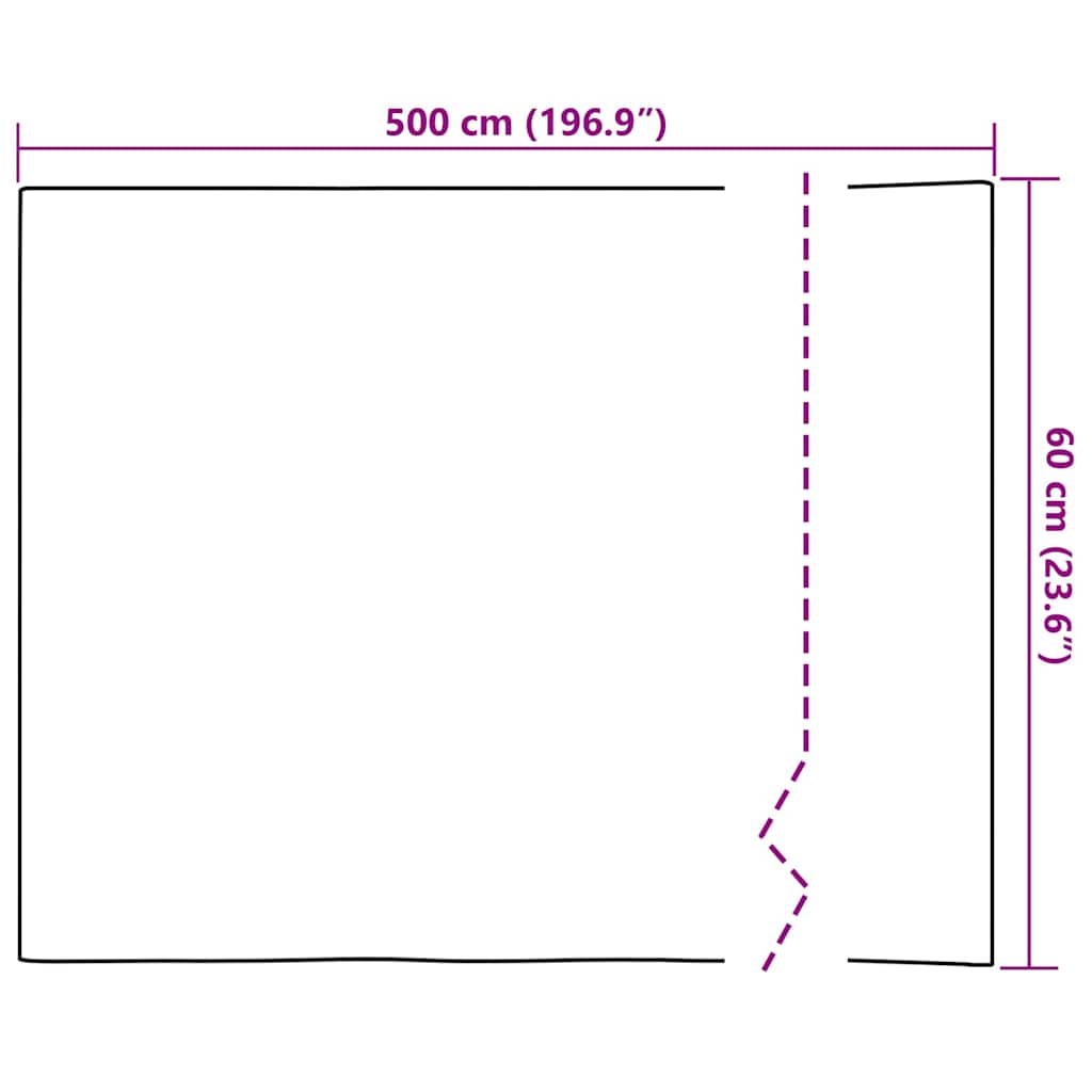Static Window Film Blinds Pattern 60 x 500 cm PVC