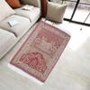 Ethnic Style Portable With Tassel Islamic Carpet Liturgical Mat Ramadan Mat Muslim Prayer Rug