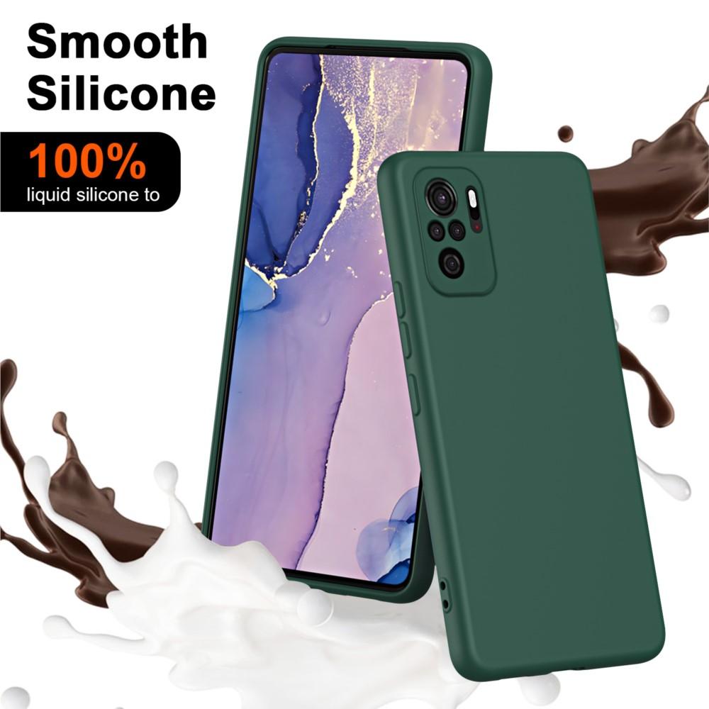 Жидкий силиконовый чехол для Xiaomi Redmi Note 10 4G Note 10S Роскошный ультратонкий противоударный мягкий чехол для телефона Redmi Note10 S 4G Чехол