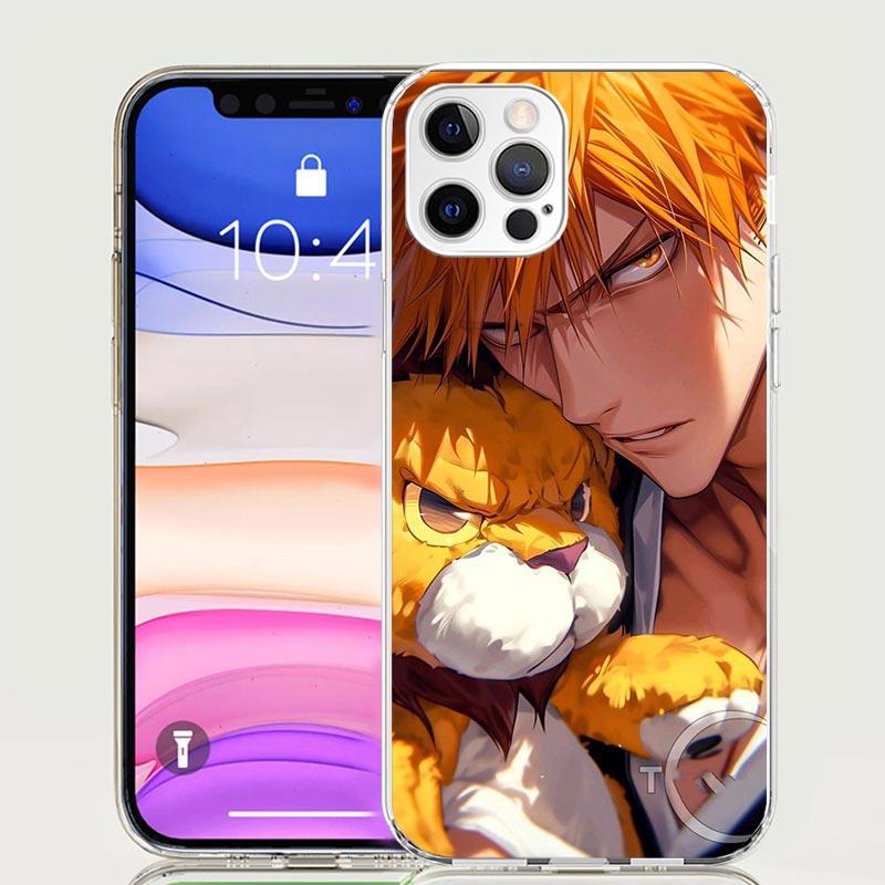 Чехол для телефона Kurosaki Ichigo Bleach для iPhone 17 Air 16 15 Plus 11 14 Pro Max 13 Mini 12 7 8 + SE Узорное Искусство Индивидуальная Крышка 17