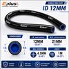 Universal 1 Meter Black 4-Ply Silicone Tubing Hose Car Vacuum Line Flexible Engine Heat Resistant Flame Retardant Silica Gel Tub