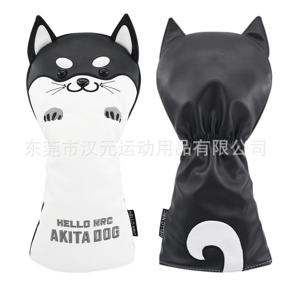 Golf club cover, protective cover, iron rod cover, Shiba Inu outdoor sports accessories