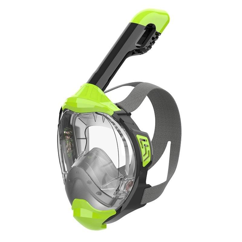 Full Dry Snorkel Mask Set Adults Silicone Face Seal Snorkeling Gear Swimming Diving