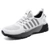 Men's Shoes Sports Shoes New Large Size Running Shoes Fly-woven Soft-soled Shoes Men's Shock-absorbing Breathable Casual Shoes
