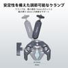 SmallRig Super Clamp Ball Head Magic Arm Crab Scissor Clamp Loose Prevention 360 Degree Rotation Screw Deflection Prevention Pan LED Light External