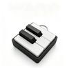 Portable Design Piano Stress Clicker Keychain Mini Size Piano Keyboard Clicker  Desktop Decor