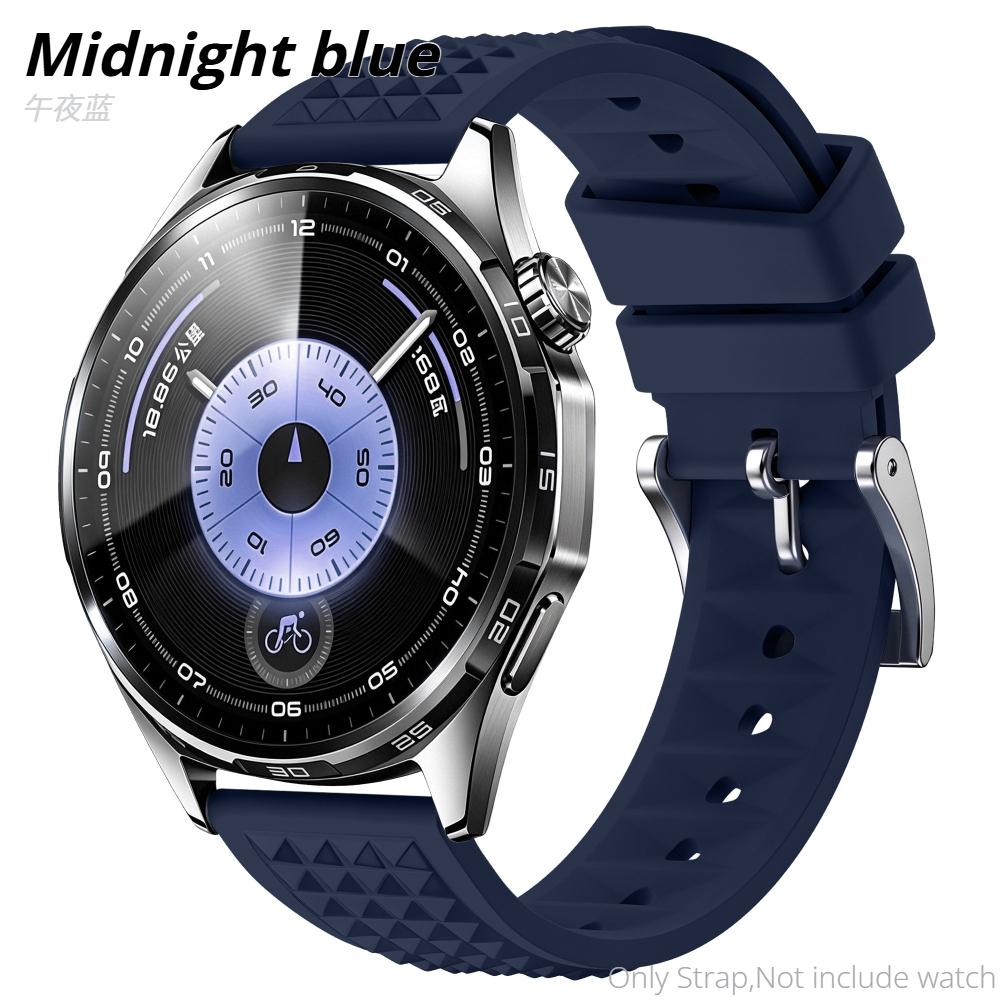 20mm 22mm Sports Silicone Band For Huawei Watch GT6 GT5 GT 4Pro 46mm Strap Bracelet For Samsung Galaxy Watch 7 6 5 4 Replacement Breathable Wristband