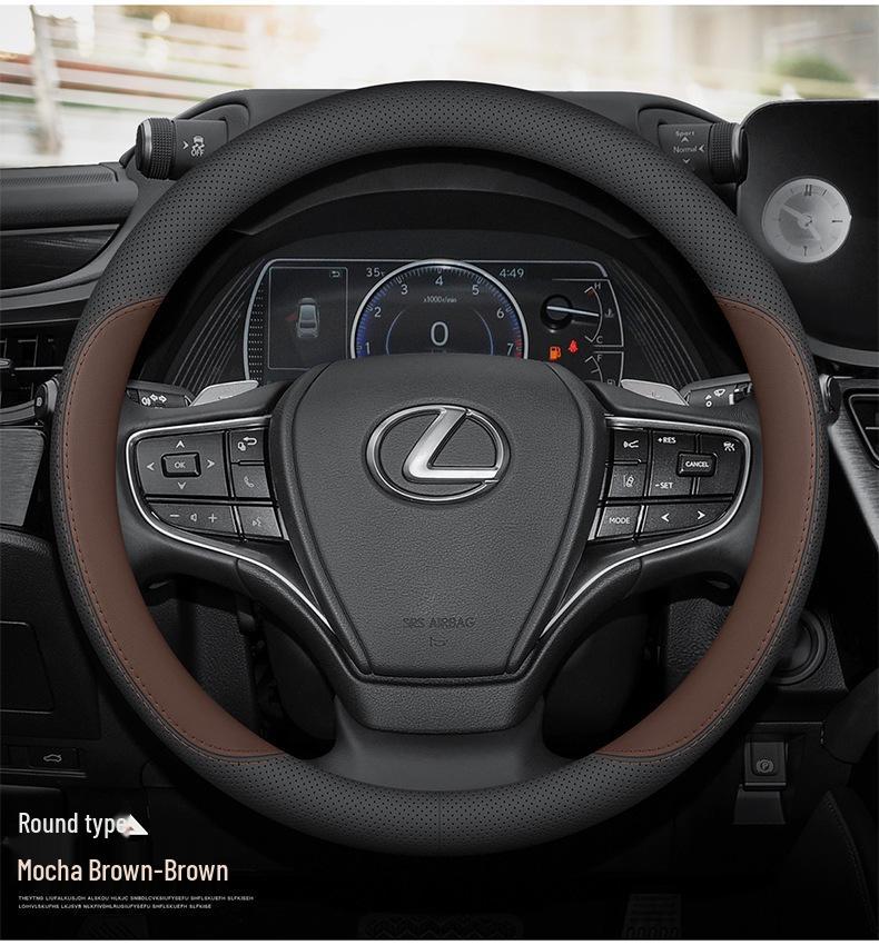 Ultra-Thin Steering Wheel Cover for Lexus ES, UX, LS, RX, LX, LC, GX, NX Models