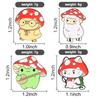 Mushroom Animal Enamel Pins Funny Duck Sheep Frog Cat Brooches Badges Cute Forest Cartoon Jewelry Gift for Fans Friends