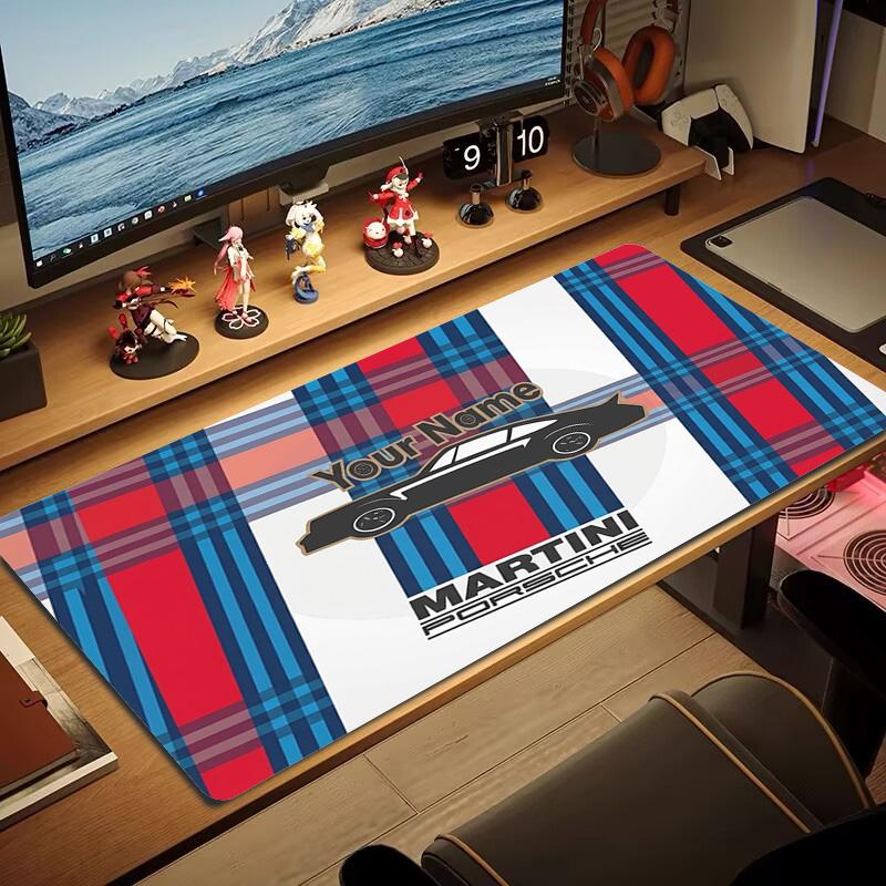 Martini Custom Name Large Size Mouse Pad Large Gaming Table Cushion Nonslip Laptop Tablet Big Mousepad Xxl Mat Mini Pc Playmat With Lock Edge Custom N