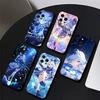Чехол для телефона Furina Animation Game G-Genshin I-Impact Для IPhone 17 Air 16 15 14 13 Pro Max 11 12 Черный Силиконовый Чехол