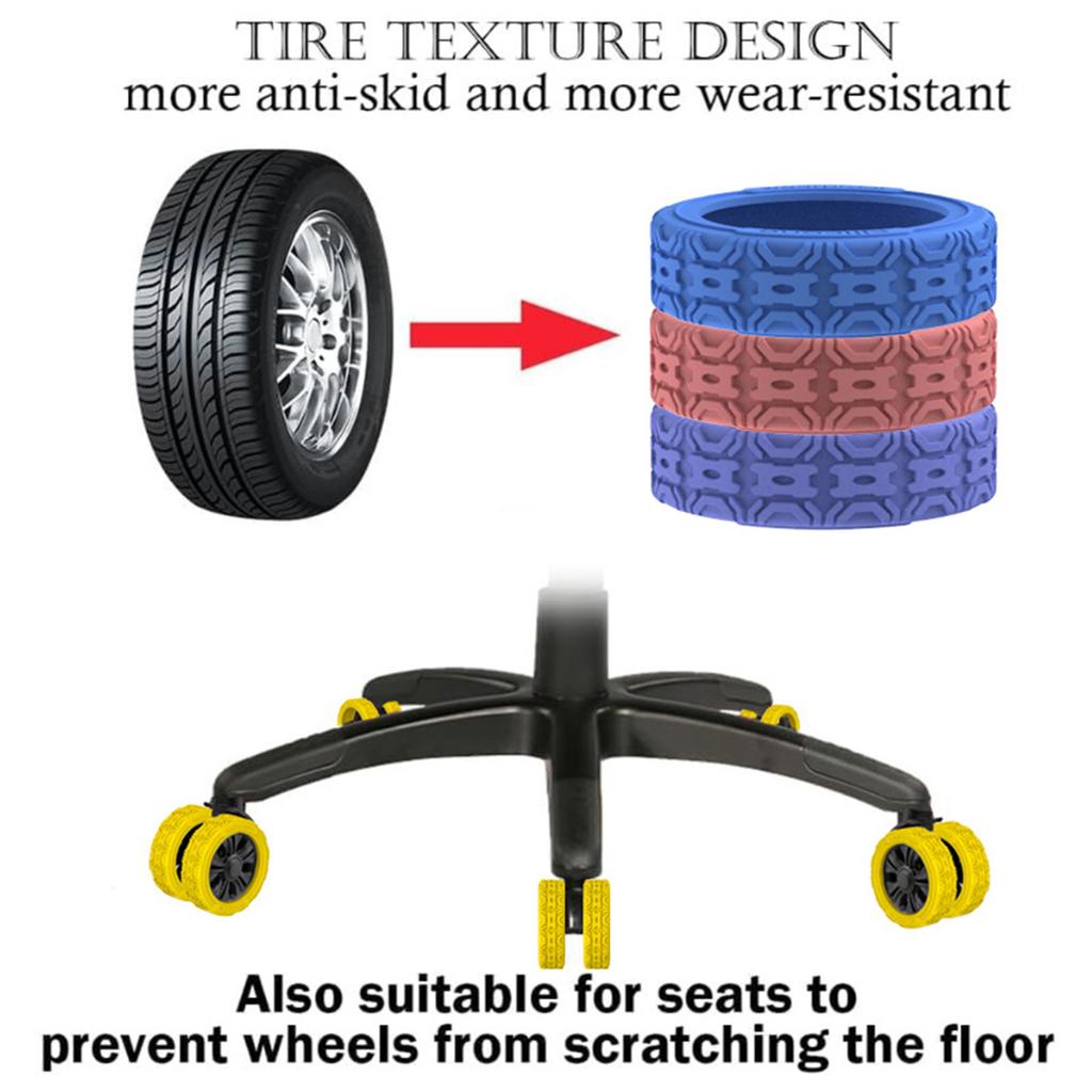 4/8 шт. Портативные Защитите колеса вашего багажа гибкими силиконовыми чехлами для чемоданов