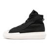 Nizza Hand-Painted Canvas Sneakers Durable High-Top Skate Shoes Unisex Sneakers Black IF7791
