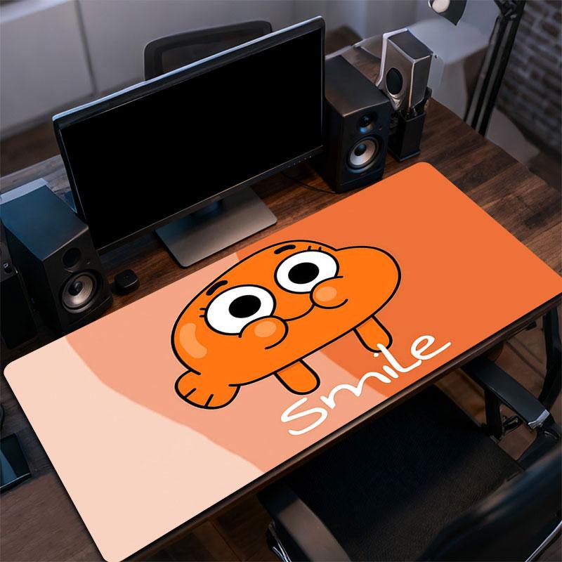 Darwin Gumball Mouse Pad, Large Gaming Desk Mat, Non-slip XXL Mousepad for Laptop & Tablet, Mini PC Playmat with Stitched Edges