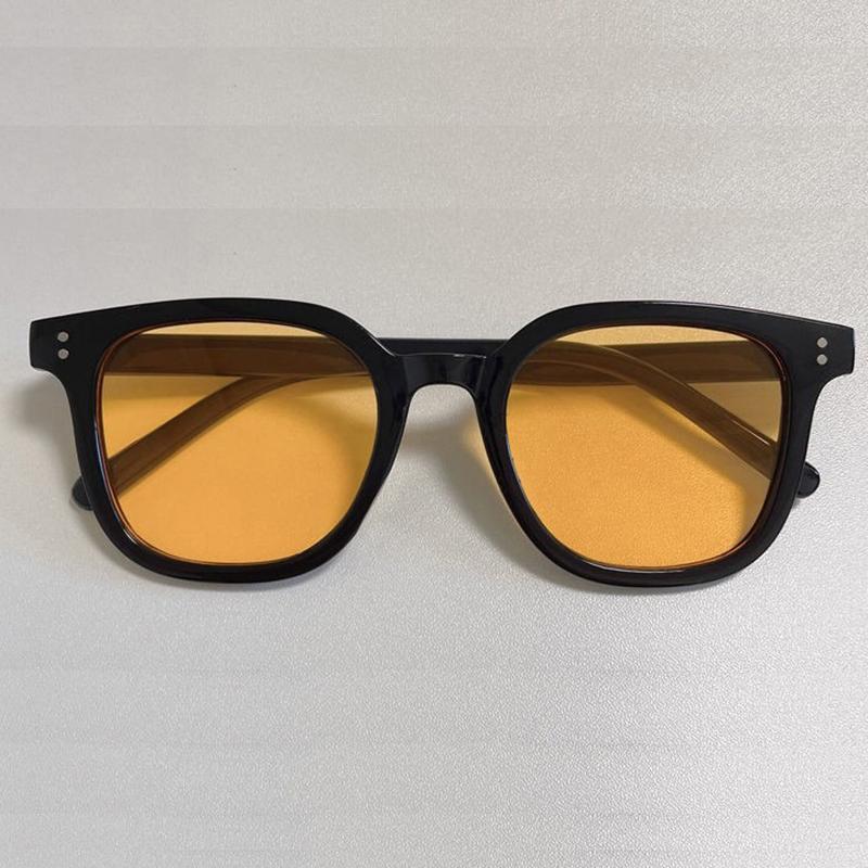 Солнцезащитные очки для женщин в черной оправе с пудрой и румянами, очки для макияжа без макияжа, квадратная большая оправа