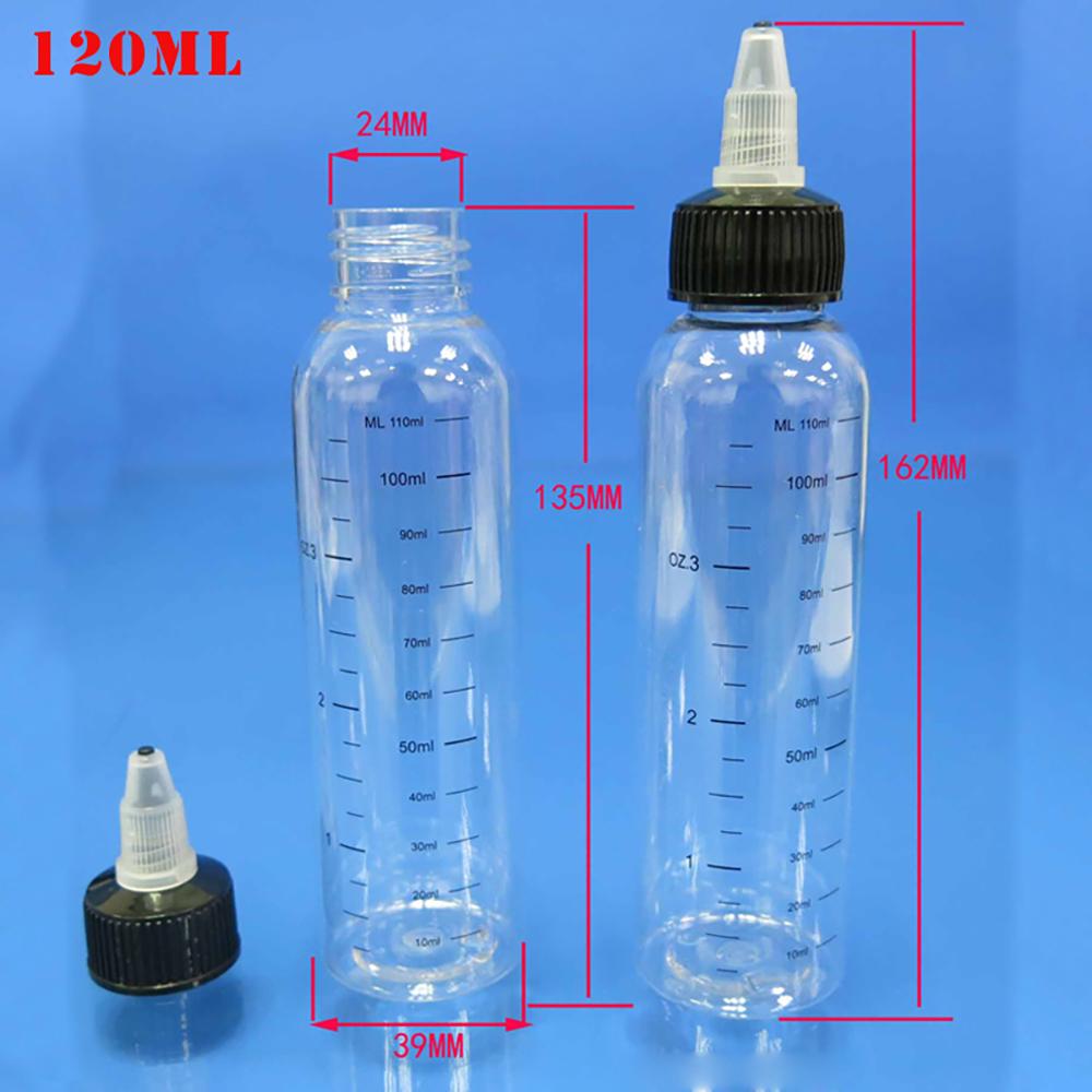 Container Squeezable Transparent Refillable Bottles Dropper Bottles Tattoo Ink Bottles Makeup Tools