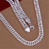 The New 925 Sterling Silver 10mm Chain Necklace For Man Women Solid Wedding Noble Fashion Jewelry Charms Gifts