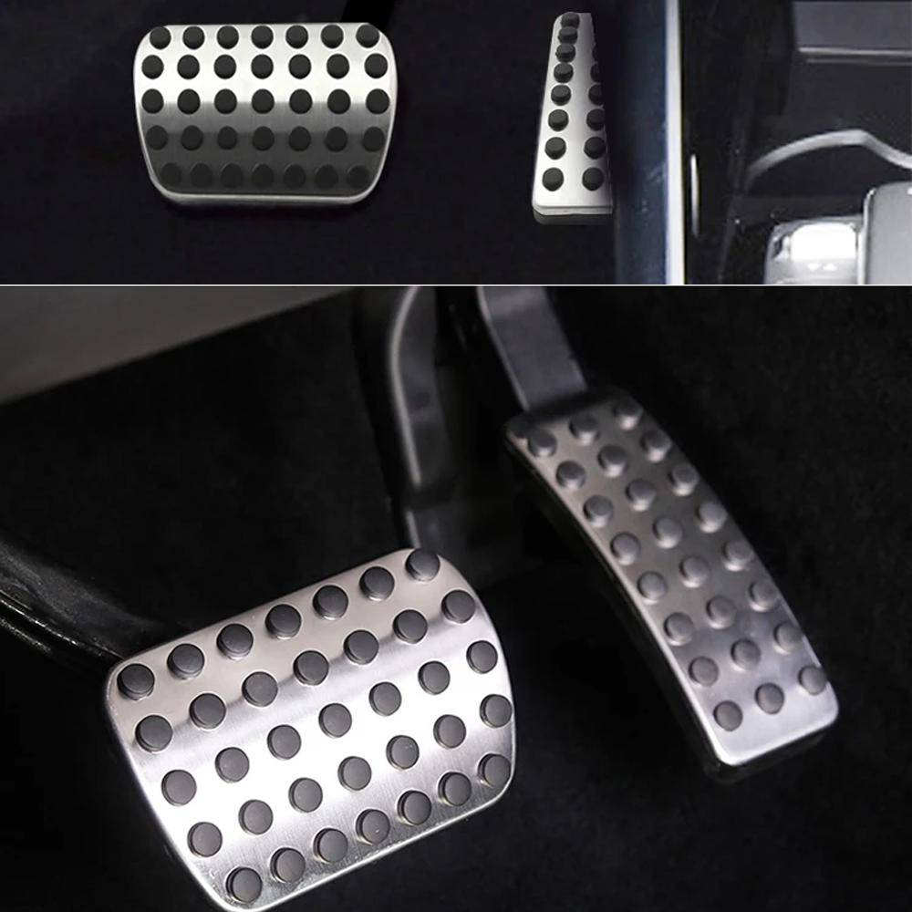 Car Gas Brake Pedal for BMW 1 Series F40 118i F70 118d 2020~2025 2021 Stainless Steel Anti-Slip Footrest Pedals Cover Accessorie