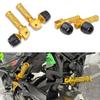 LEDISHUN Pillionaire Step Slider для Kawasaki ZX-25R/SE ZX-4R/SE ZX-4RR Ninja 250 Ninja 400 Z250 Z400 алюминиевый левый и правый комплект (Золото)