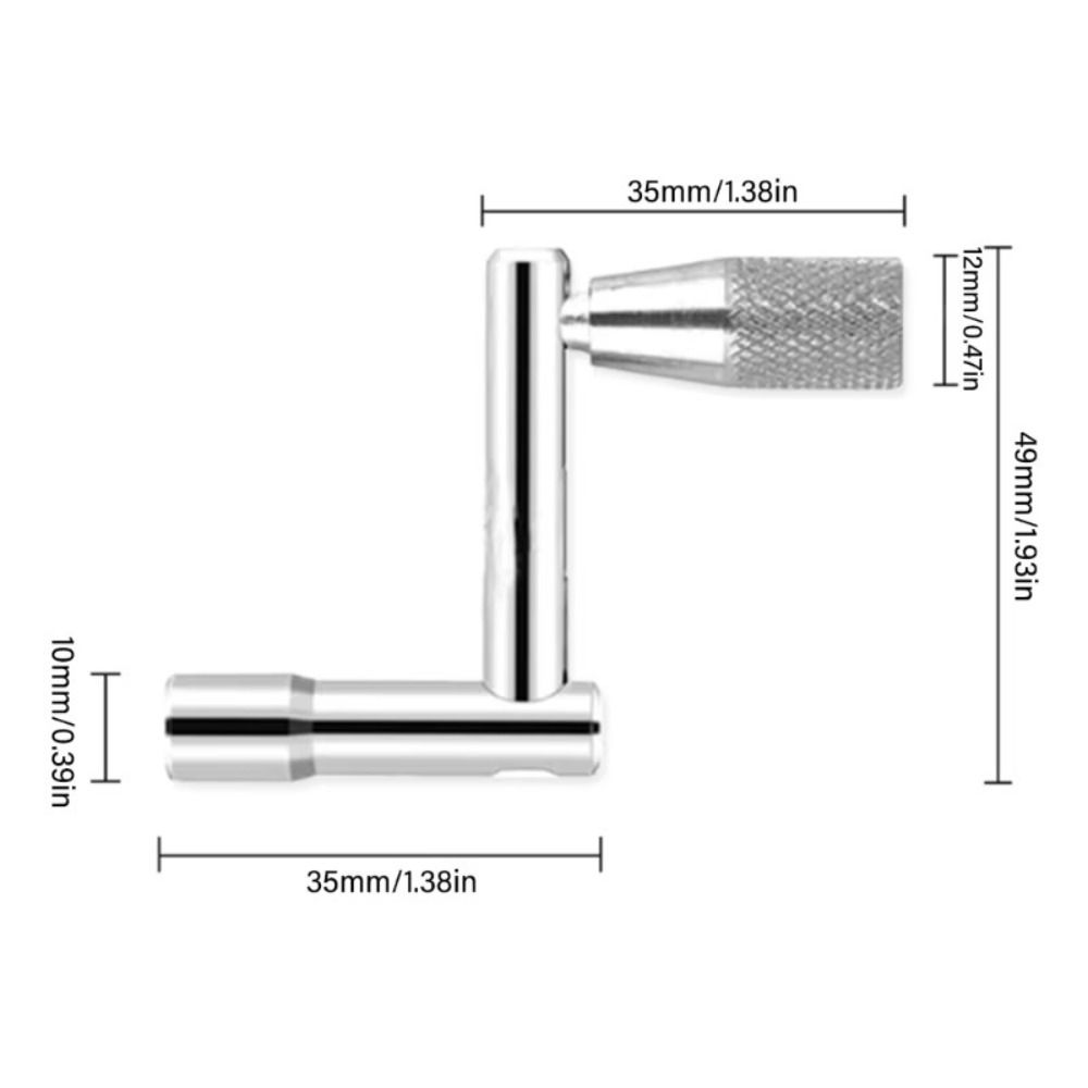 5.5mm Drum Keys T Style Z Style Musical Instrument Replacement Parts Standard Square Wrench