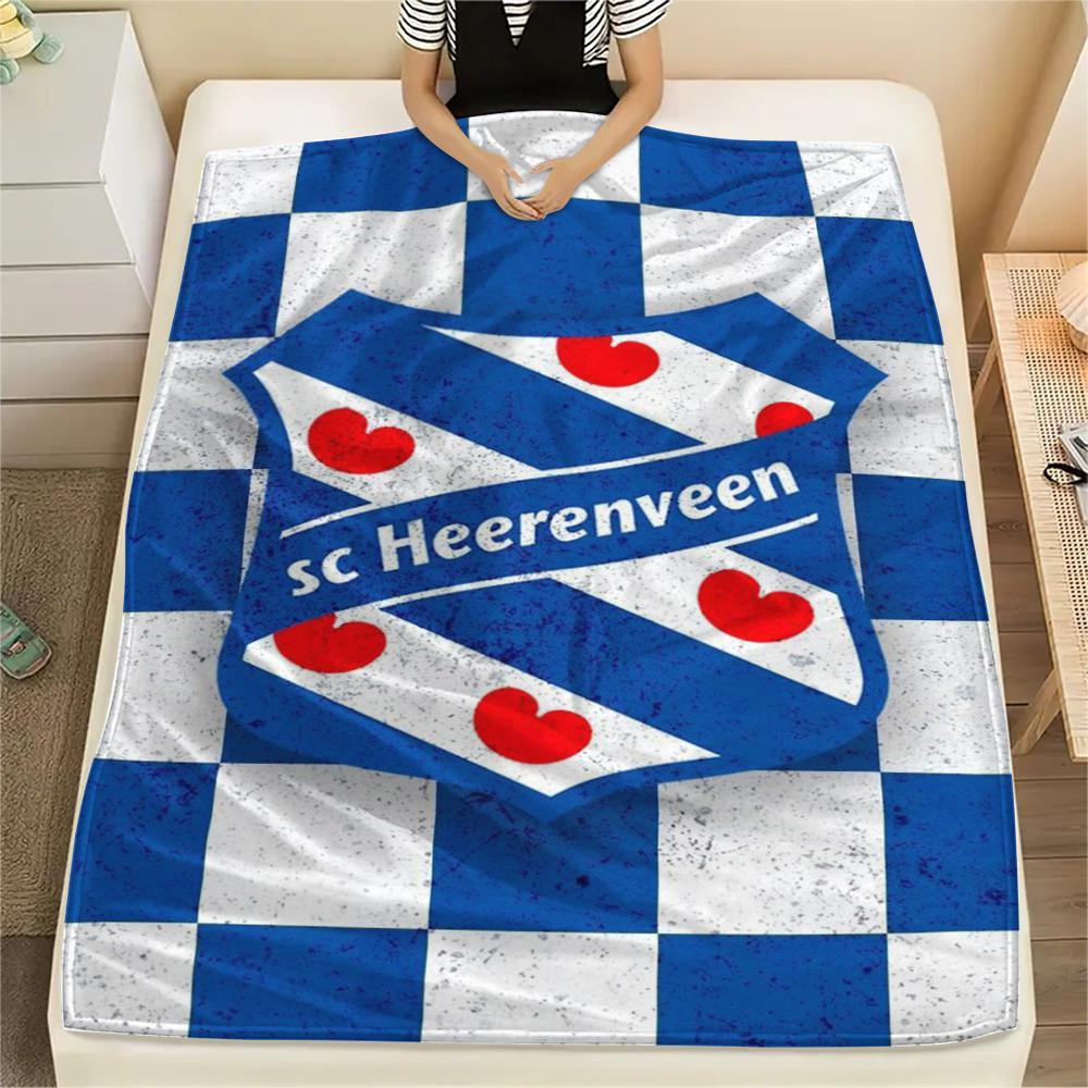 1pc SC Heerenveen Print Flannel Blanket, High quality Comfortable for All Seasons, Home Decor, Warmth and Comfort, Perfect for Christmas Gifts83