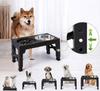 Double bowl on a stand that slows down eating FOR DOGS, adjustable 3in1